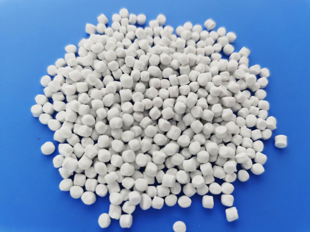 White Micron Size PP Filler Masterbatch Calcium Carbonate For Tensile Products